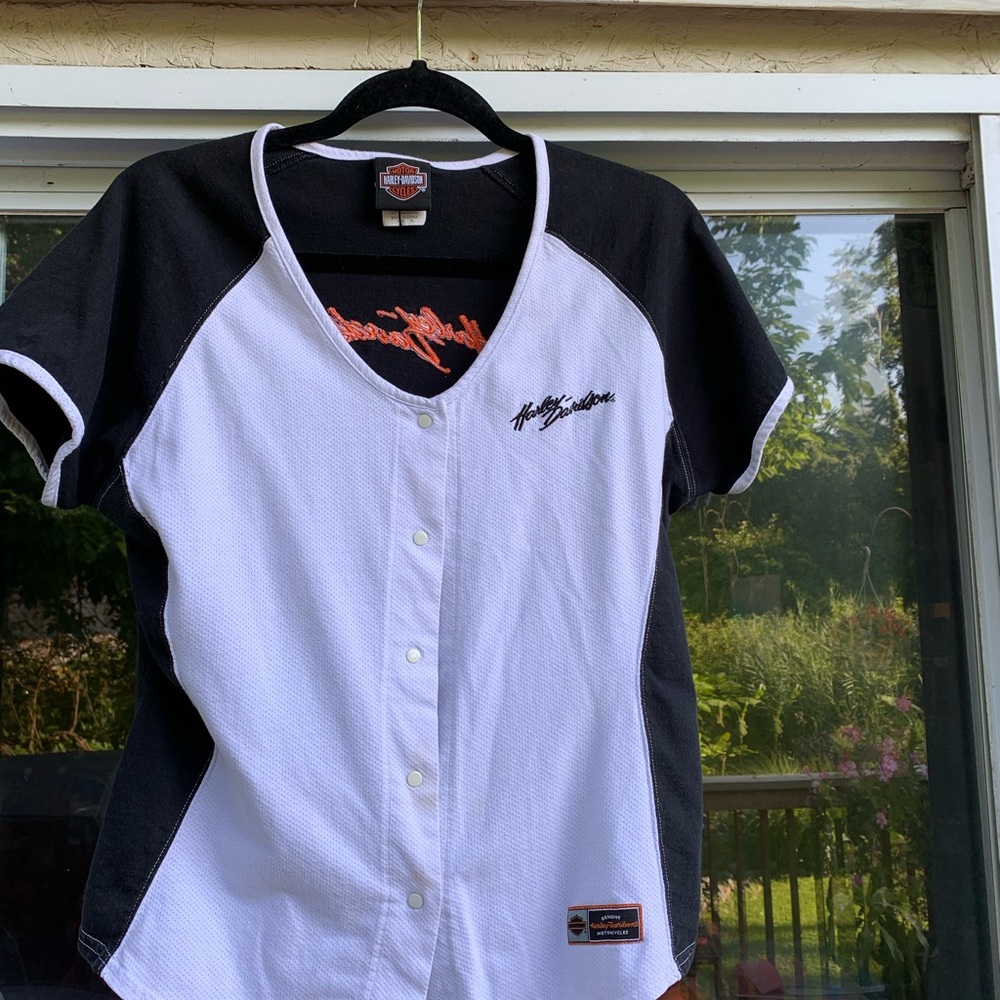 Harley cropped shirt